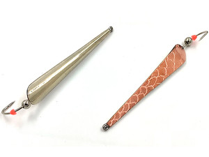 Фото Зимняя блесна Гвоздешарик впай 50мм 4,2г серебро-медь