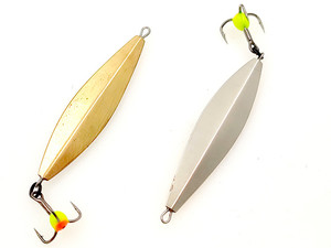 Фото Зимняя блесна Ива2 33мм. 2г. мельхиор-латунь