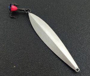 Фото Зимняя блесна MF Ice "ХЗ" подвес серебро 36мм