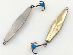 Фото Блесна зимняя "КТМ 43" подвес мельх-латунь