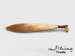 Фото Зимняя блесна РИПУС подвесной тройник 70мм/11,5гр латунь-медь