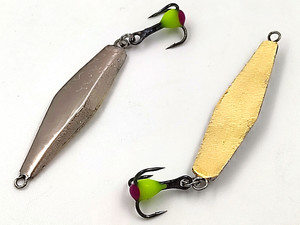 Фото Блесна зимняя Ельчик Z 35 подвес мельх-латунь