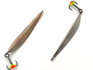 Фото Зимняя блесна Маралистик90 Т 50 серебро-бериль