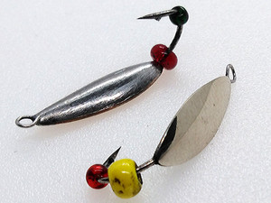 Фото Зимняя блесна МАЛЁК нейзильбер 21мм впай