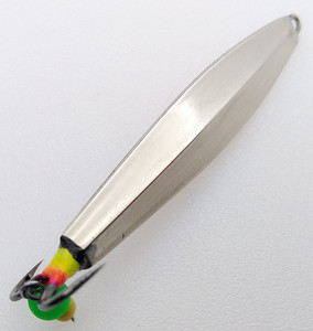 Фото Зимняя блесна РЯПА 2 впайка 65мм мельхиор-латунь