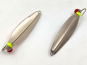 Фото Зимняя блесна Блесна "Дубно 3" ВПАЙ 40мм бериль-мельхиор