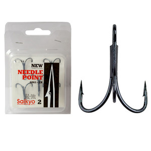 Крючки Saikyo тройн.6061-2X-NP  BN №02 (5шт)