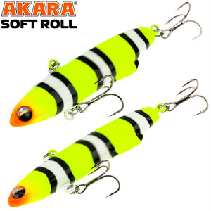Фото Воблер Akara раттлин Soft Roll SR80-A72