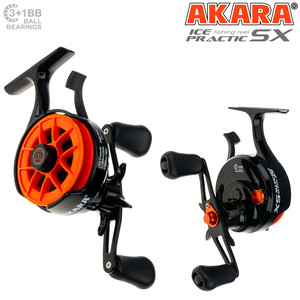 Фото Катушка мультипликаторная зимняя Akara Ice Practic SX 3+1 bb AIPSX-4