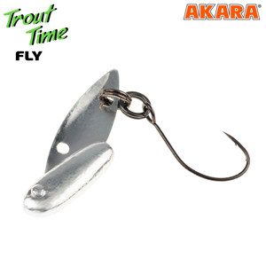 Блесна цикада Akara Trout Time Fly AC-F1-SIL