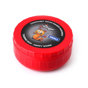 Фото Термокоробка Stinger Happy Worm, 75мм, красная