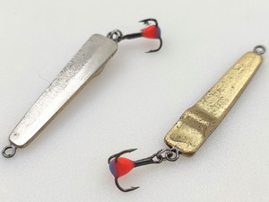 Фото Блесна зимняя "CC 36" подвес мельх-латунь
