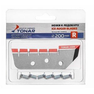 Фото Ножи ЛР-200R (2 отверстия) правое вращение (NLT-200R.SL) Тонар
