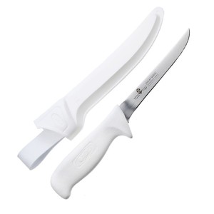 Фото Нож фил. Zest W-310 13 см. белая рукоять узкое лезвие