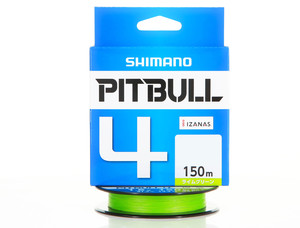 Фото Шнур плетенный Shimano Pitbull 4 150m Lime Green #2.0 38.7lb 17.6kg
