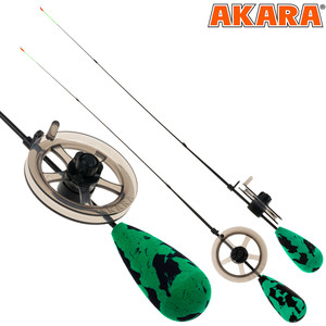 Фото Удочка зимняя Akara Finezza Elite L (1,0-3,6 г) Gr-Gn FEL-G-GN