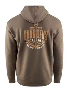 Фото Толстовка Grundens Displacement DWR Hoodie, Anchor Otter Heather, L
