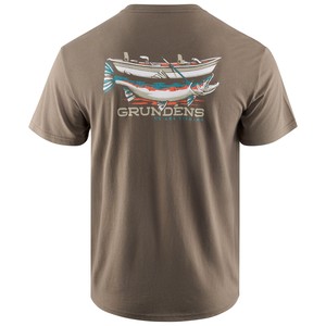 Фото Футболка Grundens Drift Boat SS T-Shirt, Otter, XL