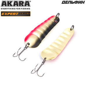 Блесна колеблющаяся Akara Expert Дельфин BL-DF60-14-4/GO