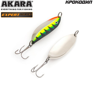 Фото Блесна колеблющаяся Akara Expert Крокодил BL-KR70-20-18/SIL