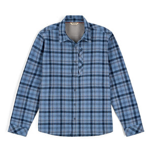 Рубашка Simms ColdWeather Shacket, Schooner Plaid: Albacore, XXL