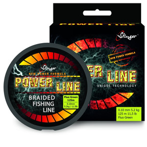 Шнур Stinger PowerLine 125m Fl.Green 0,20
