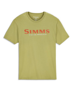 Фото Футболка Simms Logo T-Shirt, Tent Green, XXL