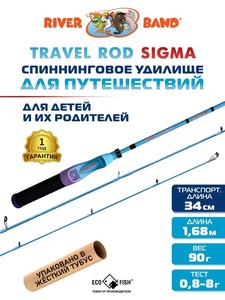 Фото Спиннинг Trevel Sigma 168UL 1.68m 0,8-8gr