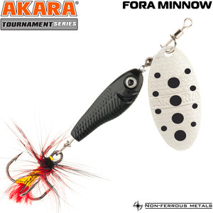 Фото Блесна вертушка Akara Tournament Series Fora Minnow 1 ATFM1-BL-1