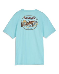 Фото Футболка Simms Redfish T-Shirt, Sea Breeze, XXL
