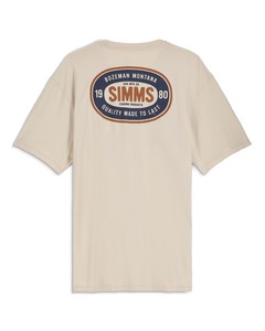 Фото Футболка Simms Quality T-Shirt, Natural, XXL