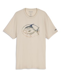 Фото Футболка Simms Salt Catch T-Shirt, Natural, XL
