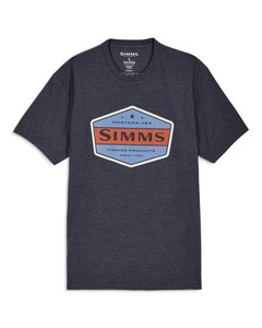 Футболка Simms Honor Badge T-Shirt, Navy Heather, L
