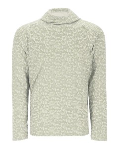 Фото Футболка Simms SolarFlex Hoody, Block Pale Pine, XL