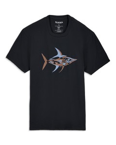 Фото Футболка Simms Abstract Salt T-Shirt, Black, M
