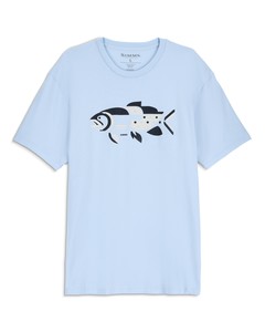 Фото Футболка Simms Abstract Fresh T-Shirt, Sky Blue, L