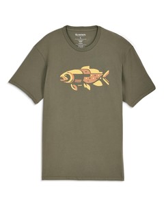Фото Футболка Simms Abstract Fresh T-Shirt, Army Green, XL