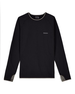 Фото Футболка Simms Strata 200 LS Crew, Black, XXL