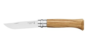 Фото Нож Opinel №8 нерж сталь, рукоять из олив. дерева 002020
