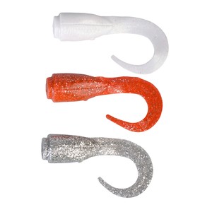 Приманки Savage Gear 3D LB Hard Eel Short Tails 25 3pcs Orange/Silver/