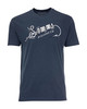 Изображение Футболка Simms Special Knot T-Shirt, Navy Heather, XL