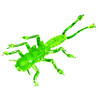Изображение Резина Microkiller веснянка 35мм, зеленый флюо, 8шт в уп. 10108