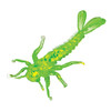 Изображение Резина Microkiller подёнка 30мм, зеленый флюо, 12шт в уп. 10408