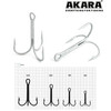 Изображение Крючок тройник Akara 5201 5201-8/0SIL