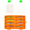 Изображение Коробка FisherBox 220 Orange (220х160х20мм) трансформер 3+12 перегор