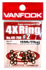 Изображение Кольцо заводное Vanfook 4R-75B Strealth Black#2 22 pcs/pack