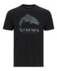 Изображение Футболка Simms Wood Trout Fill T-Shirt, Black, XL