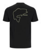 Изображение Футболка Simms Bass Outline T-Shirt, Black, XXL