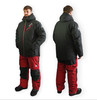 Изображение Костюм зимний Alaskan APACHE т.сер/бордовый 2XL(куртка+полукомбинезон)