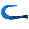 Изображение Хвост силиконовый для Guppie, синий с блестками 3шт